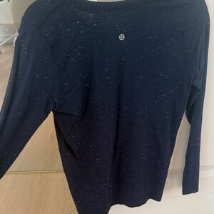 lululemon athletica Navy Long Sleeve athletic top